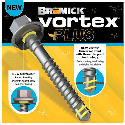 Bremick Roofing Screws 6.2 x 65mm